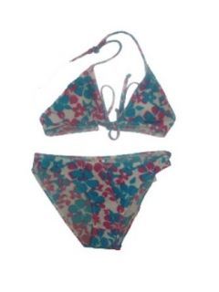 Apollo Swimwear Pink & Blue Bikini Size 14/16 Clothing