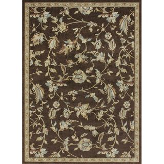 Emotions Floral Brown/ Multi Rug (77 x 105)
