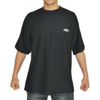 REEBOK Athletic Running DRI FIT Solid Black T Shirt