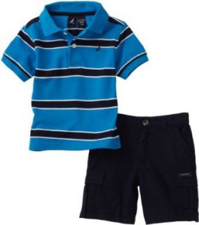 Nautica Sportswear Kids Baby Boys Infant Stripe Shirt With