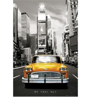 New York Taxi no 1   Poster 61 x 91.5 cm.… Voir la présentation