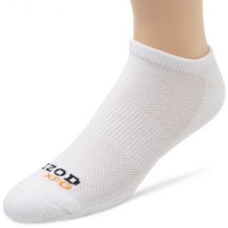 IZOD Mens Xfg No Show With Coolmax Sock 3 Pack,White