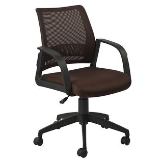 KD Furnishings Favorite Finds Deep Brown Mesh Back Office Chair