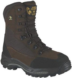 Mens Brown 8 Inch Waterproof Insulated Hunter Style 4775 Shoes