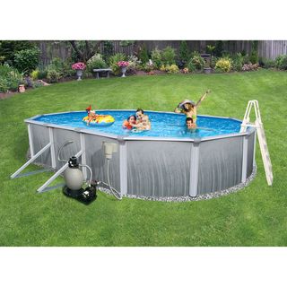Martinique 18 x 33 Oval Above ground Pool