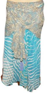100 Way to Wear Indian Vintage Silk Skirt/dress #N 101 Clothing