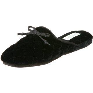 Patricia Green Womens Madison Slipper,Black,5 M US Shoes