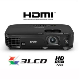 Vidéoprojecteur 3LCD   Résolution 1280 x 800 (WXGA)   HD Ready 720p