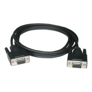 NULL MODEM BLACK   CablesToGo 1m DB9 F/F Modem Cable. Poids 108