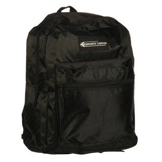 Granite Canyon Black 16 inch Ballistic Nylon Backpack