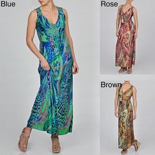 Second Skin Womens Printed Dress