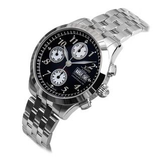 Xezo Mens Swiss Automatic Chronograph B Watch