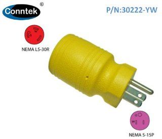 Conntek Locking Adapter with 15 Amp 125 Volt Male Plug To