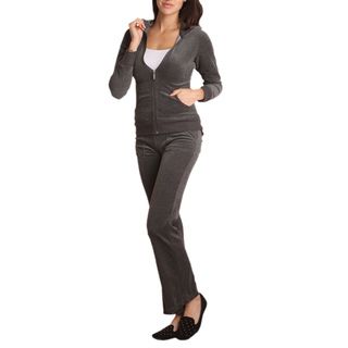 4Now Fashions Regular and Plus Size 2 Piece Velour Track Suit