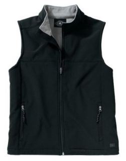 Charles River Mens Soft Shell Vests 106 BLACK/VAPOR GRAY AM Clothing