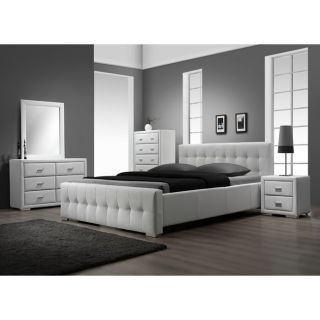 Sierra White King size 5 piece Bedroom Set