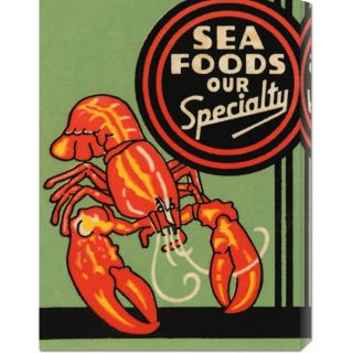 Foods Our Specialty Stretched Canvas Art Today $122.99