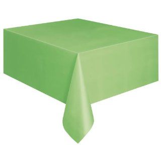 Lime Green Plastic Table Cover 54 x 108 Rectangle