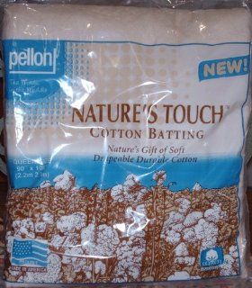 Touch Cotton Batting   Queen Size 90 x 108 Arts, Crafts & Sewing