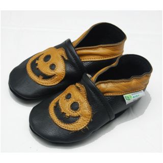 Jack O Lantern Soft Sole Leather Baby Shoes Today $13.59 4.0 (1