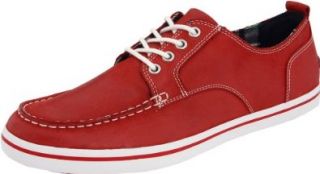 Cole Haan Mens Air Newport 4 Eye Oxford Boat Shoe,Red,8.5 M US Shoes