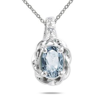 Gold Aquamarine Pendant Today $125.99 4.0 (5 reviews)