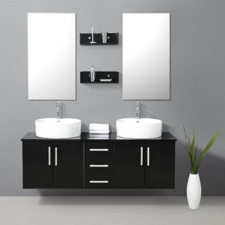 CLEA Kit salle de bain noir   Achat / Vente ENSEMBLE MEUBLE SDB CLEA