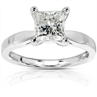 14k Gold 2ct TDW Certified Diamond Solitaire Engagement Ring (J, VS2