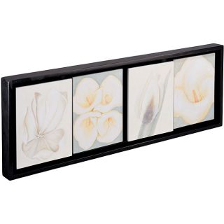 Tulip, Lily and Magnolia Hand painted 3D Wall Art