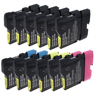 Brother LC 61BK/ C/ M/ Y Compatible Ink Cartridges (Pack of 12) Today