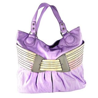 H2W Womens Purple Waist Belt Handbag