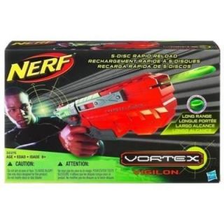 Hasbro   Nerf   Un super pistolet qui lance 5 disques grâce à une