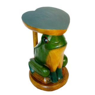Hand carved Frog Table