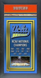 UCLA Bruins Framed NCAA Basketball Championship Banner