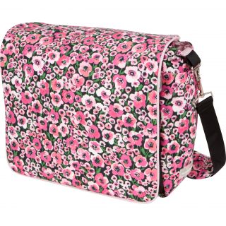 The Bumble Collection Jessica Messenger Diaper Bag in Peony Paradise