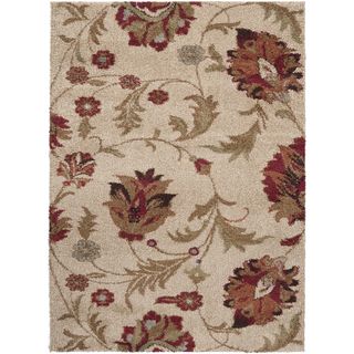 Meticulously Woven Boise Floral Shag Rug