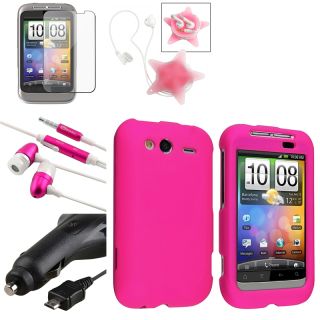 BasAcc Pink Case/ Protector/ Headset/ Wrap/ Charge for HTC Wildfire