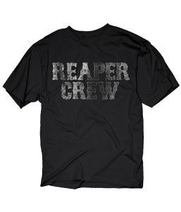 Sons of Anarchy Stacked Reaper Crew Black Distressed Adult