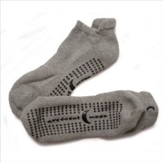 ExerSock Large Yoga and Pilates Socks in Oatmeal Clothing
