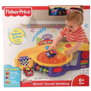 Fisher Price Lil Zoomers Spinnin Sounds Speedway