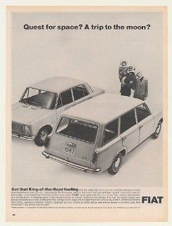 1967 Fiat 124 4 Dr Sedan Station Wagon Space Family Print