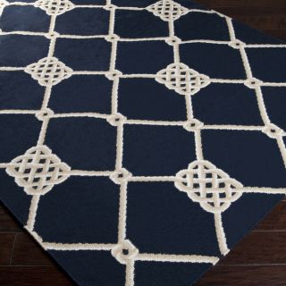 Handwoven Selkirk Blue Wool Rug (5 x 8)