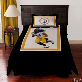 Pittsburgh Steelers Troy Polamalu 4 piece Comforter Set