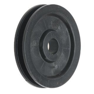Acetal Idler Pulley, for Cable, 0.500 OD, 0.128 Bore Diameter, Cable