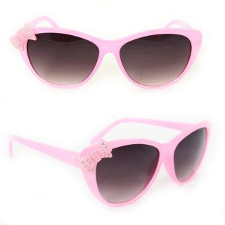 Womens 7070 Pink Plastic Cateye Sunglasses
