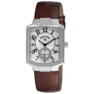 Philip Stein Womens Signature Classic Chocolate Strap Watch
