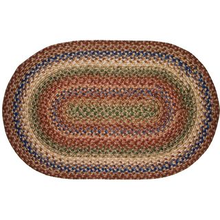 Luck Charms Braided Indoor/ Outdoor Oval Rug (2 x 3)