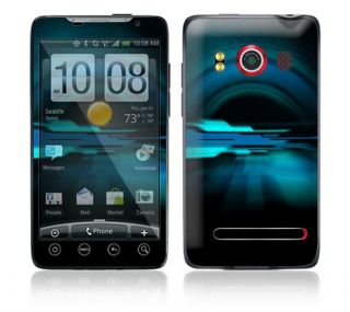 Abstract Future Night Blue HTC Evo 4G Decal Skin