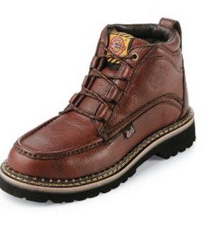 Justin Mens Rustic 6 Chukka Steel Toe Work Boot Style JWK900 Shoes