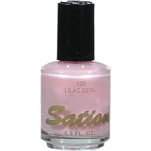 SATION Professional Lilac Opal Nail Polish 0.5oz (Color 129) Beauty